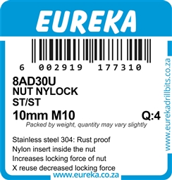 8AD30 - Nylock Nut ST/ST -8AD30_label_T